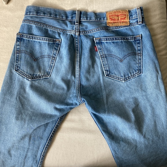 LEVIS 505 regular fit denim jeans size 33 - Picture 4 of 6